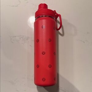 Lululemon Red 24oz Water Bottle